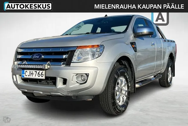 Ford Ranger Super Cab 2,2TDCi 150 hv XLT M6 4x4 *Webasto / Vetokoukku / Vakionop.säädin* Image 1